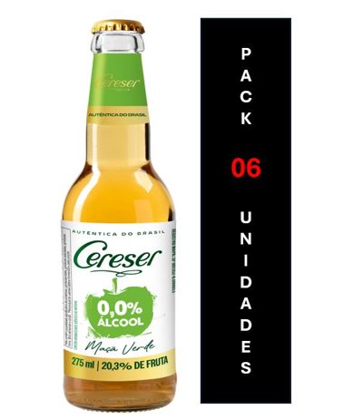 Cereser Maça Verde Sem Álcool Longneck 275ml