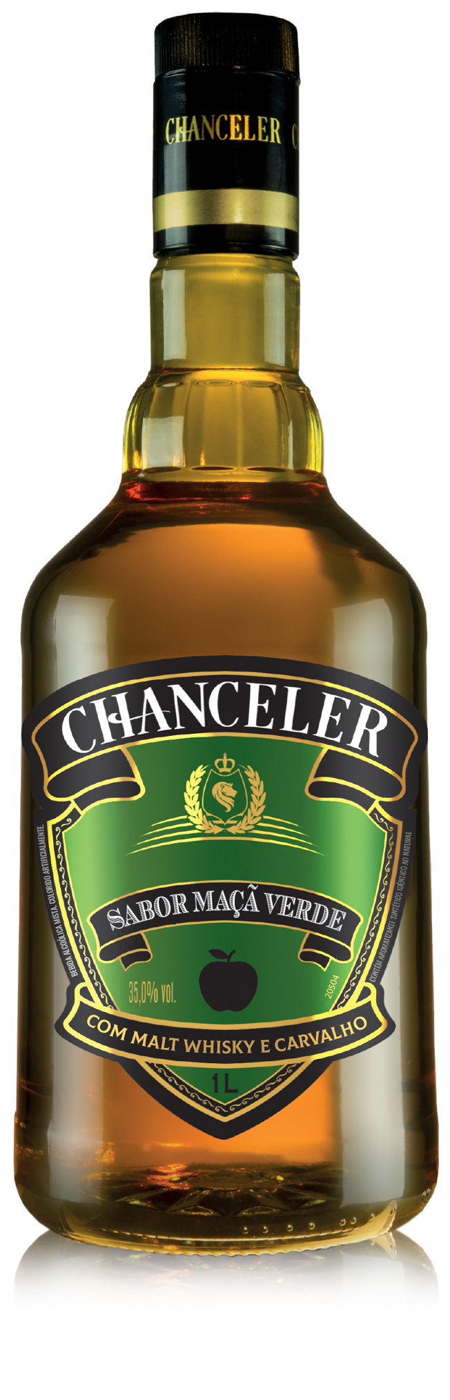 Aperitivo Chanceler Sabor Maça Verde 1L
