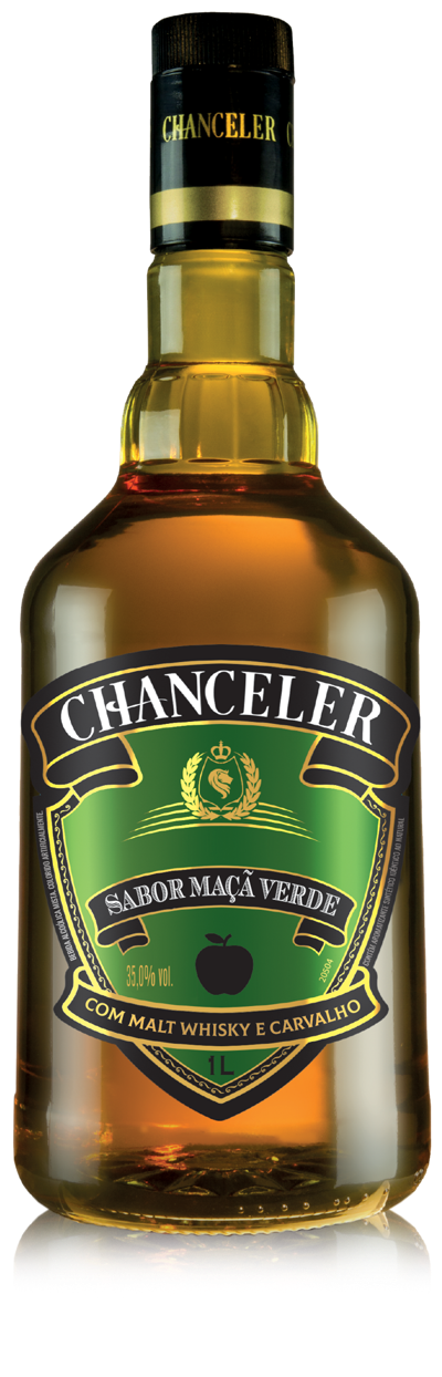 Aperitivo Chanceler Sabor Maça Verde 1L